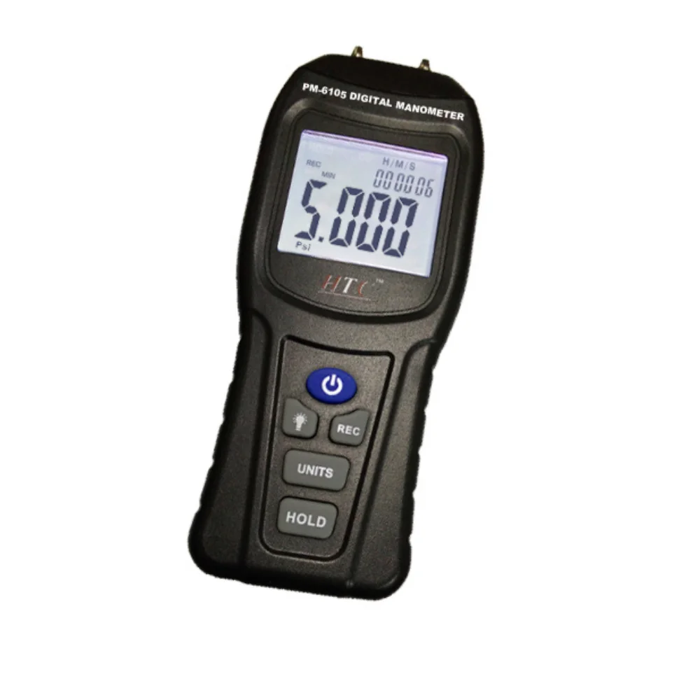 HTC Instruments PM-6105 Digital Manometer, 5Psi
