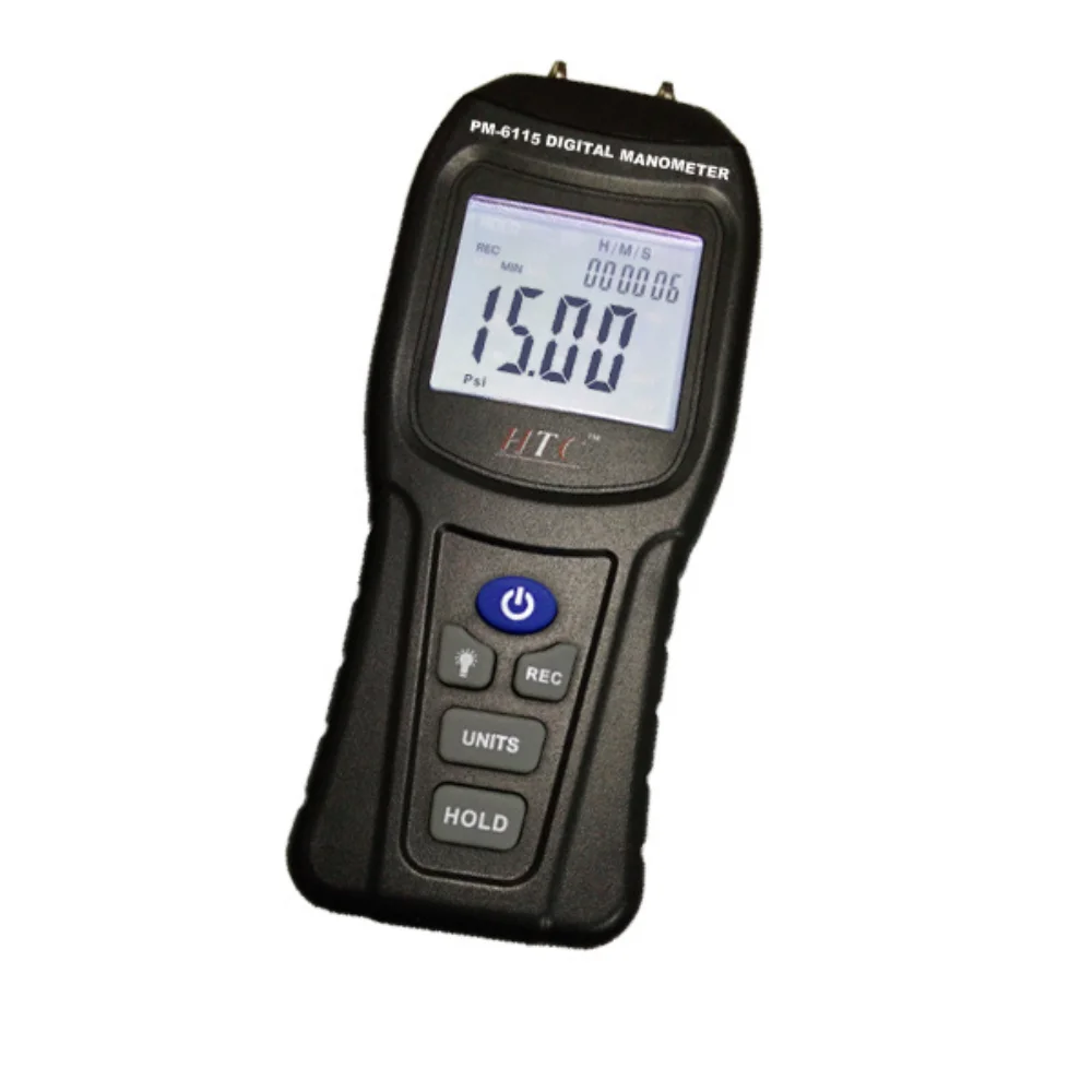HTC Instruments PM-6115 Digital Manometer, 15Psi
