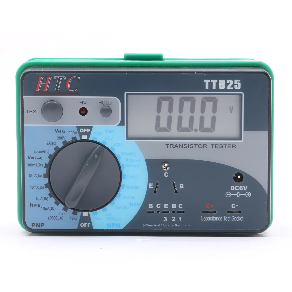 HTC Instruments TT-825 Digital Transistor Tester 1000 V AC