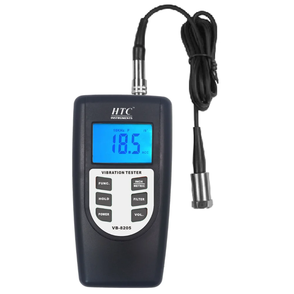 HTC Instruments VB-8205 Digital Vibration Meter 10KHz Acceleration VB-8205