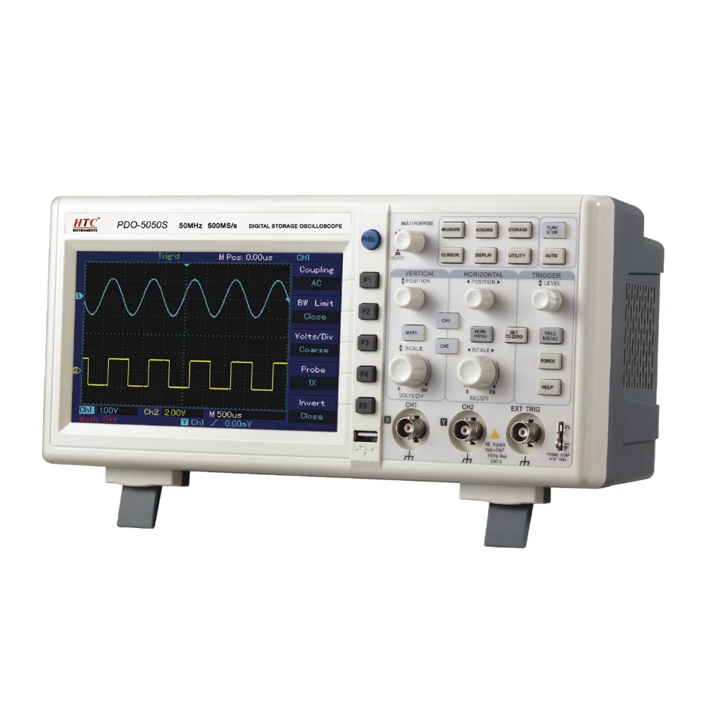 HTC Instruments PDO-5050S Dual Channel Digital Oscilloscope, 50 MHz