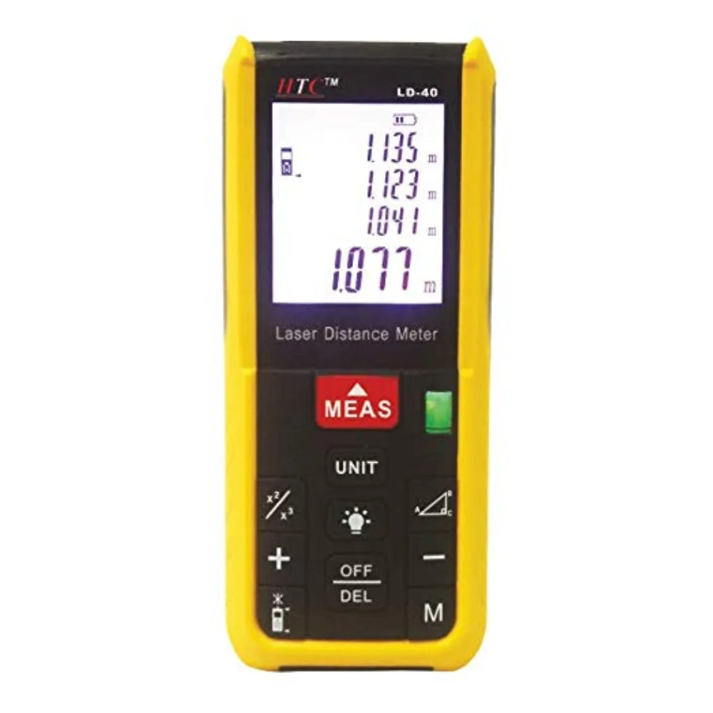 HTC Instruments LD-40 Laser Distance Meter, 40 Meters