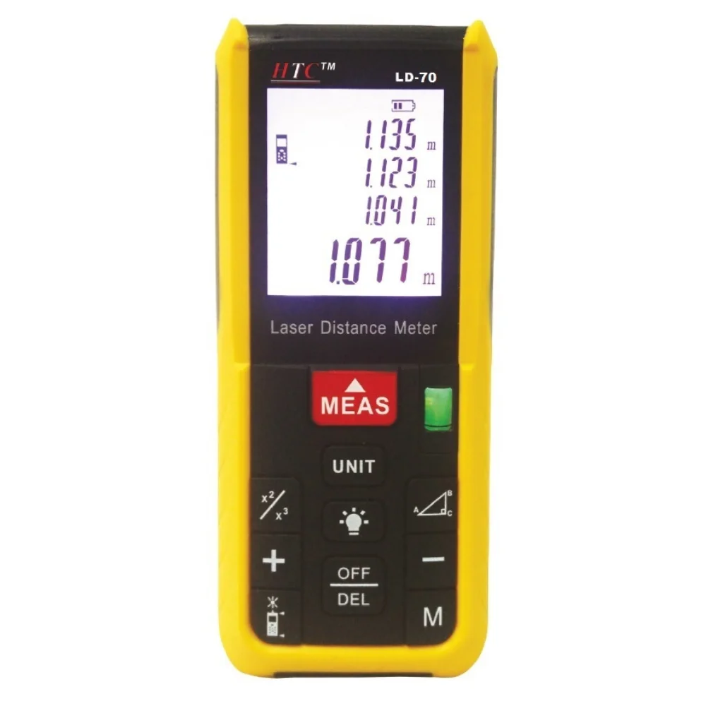 HTC Instruments LD-70 Laser Distance Meter, 70 Meters