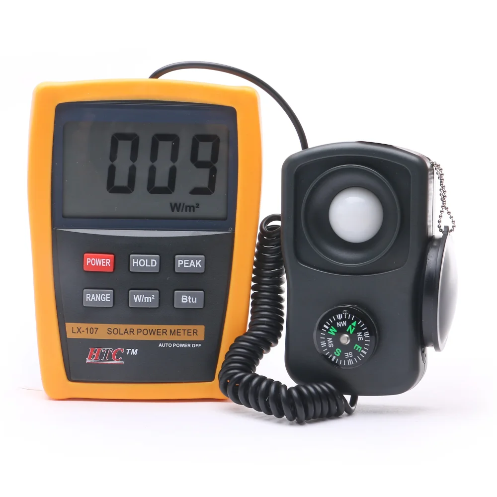 HTC Instruments LX-107 100,000 Solar LUX Power Meter