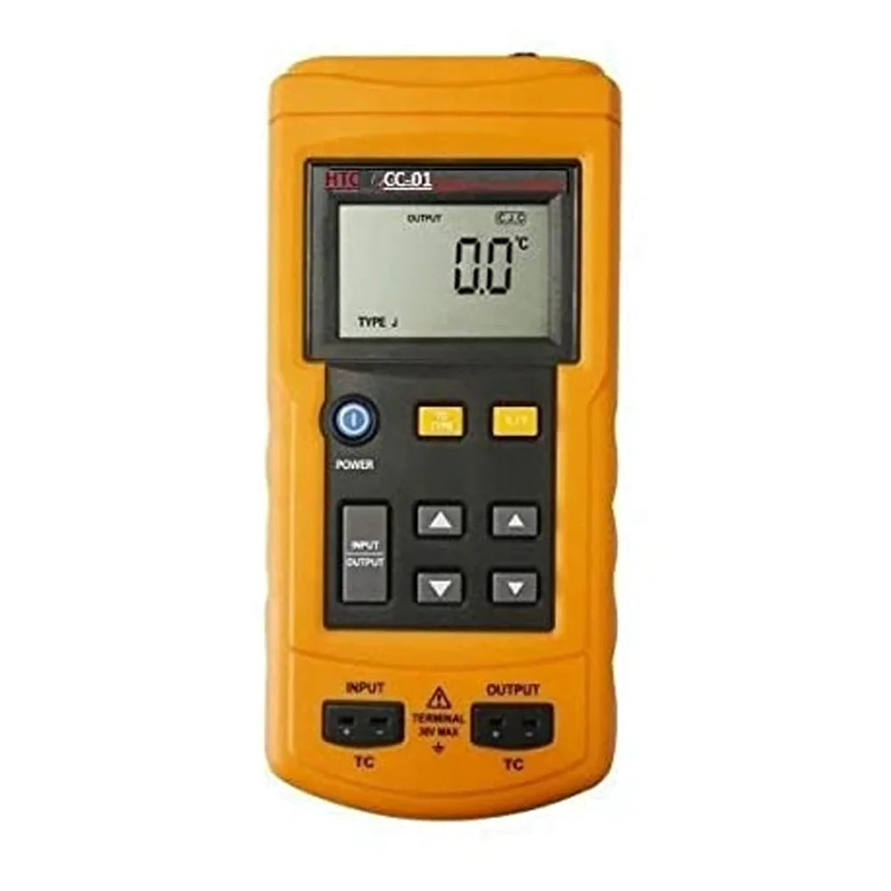 HTC Instruments CC-01 Thermocouple Thermometer J(1200°C), K (1370°C), T(400°C), E(950°C), R(1750°C), S(1750°C), B(1800°C), N(1300°C)
