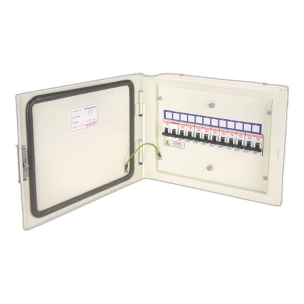 Indoasian Optipro Distribution Board 8 Way 8 Module SPN Double Door IP 43 811807