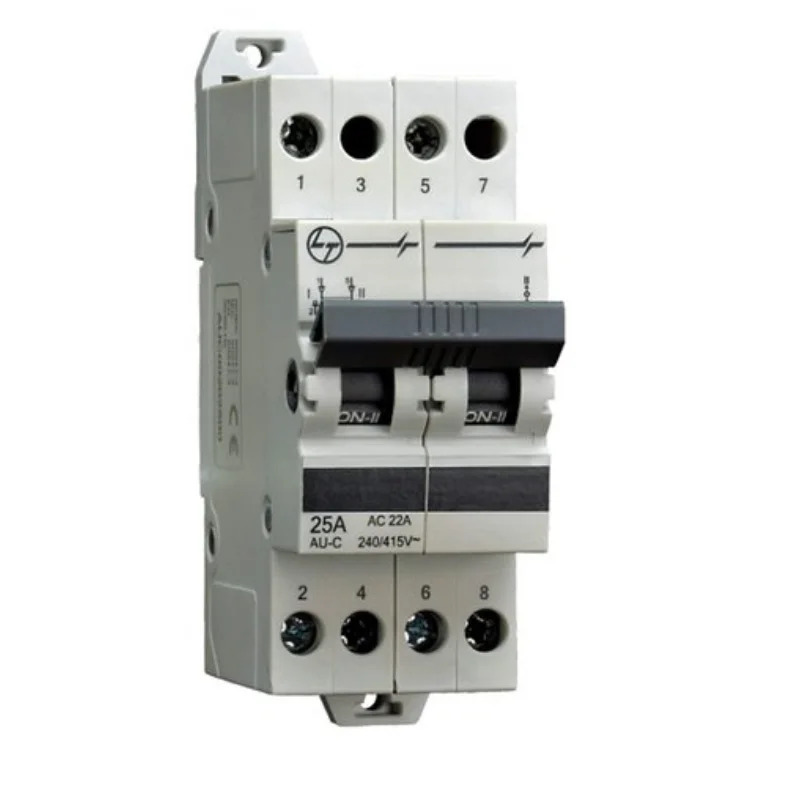 L&T Switchgear Changeover Switch 25 A 2 Pole With Centre Off Position AUC00202500
