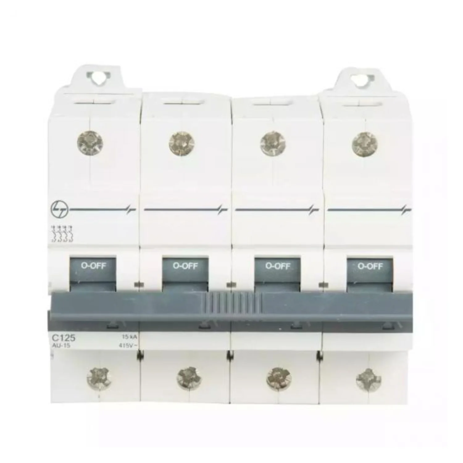 L&T Switchgear Exora MCB 100 A 4 Pole 15 kA C-Curve MCB AU15S41003C