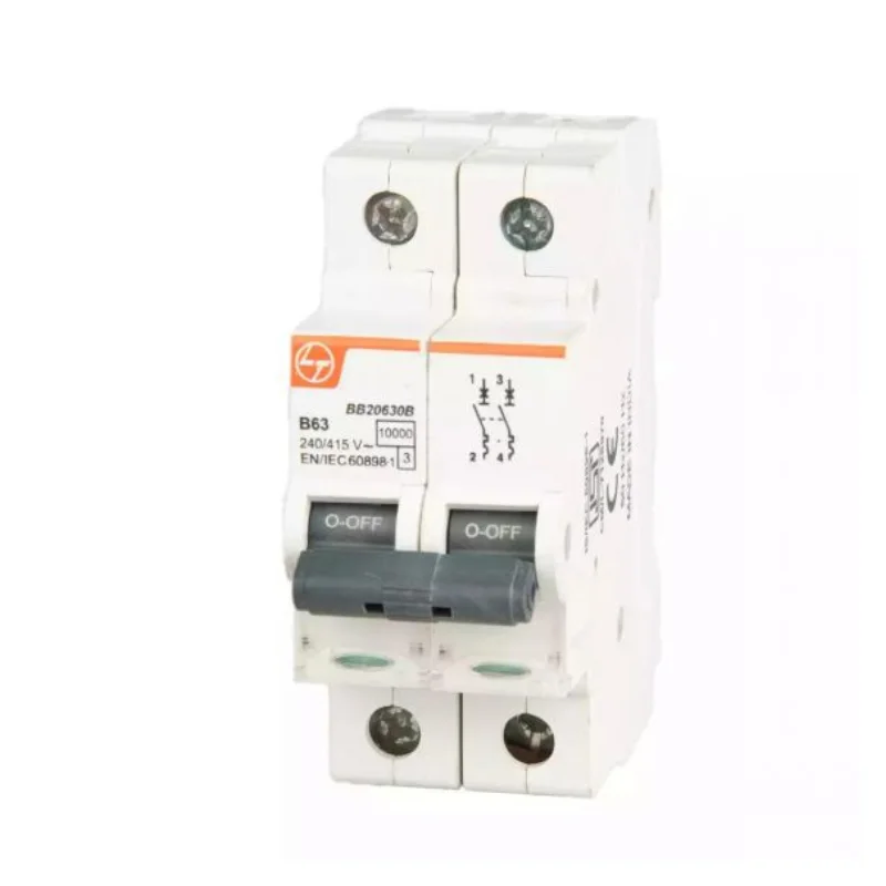 L&T Exora MCB 16 A 2 Pole 10 kA C-Curve BB20160C
