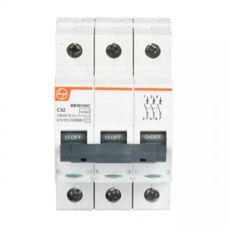 L&T Exora MCB 32 A 3 Pole 10 kA C-Curve BB30320C