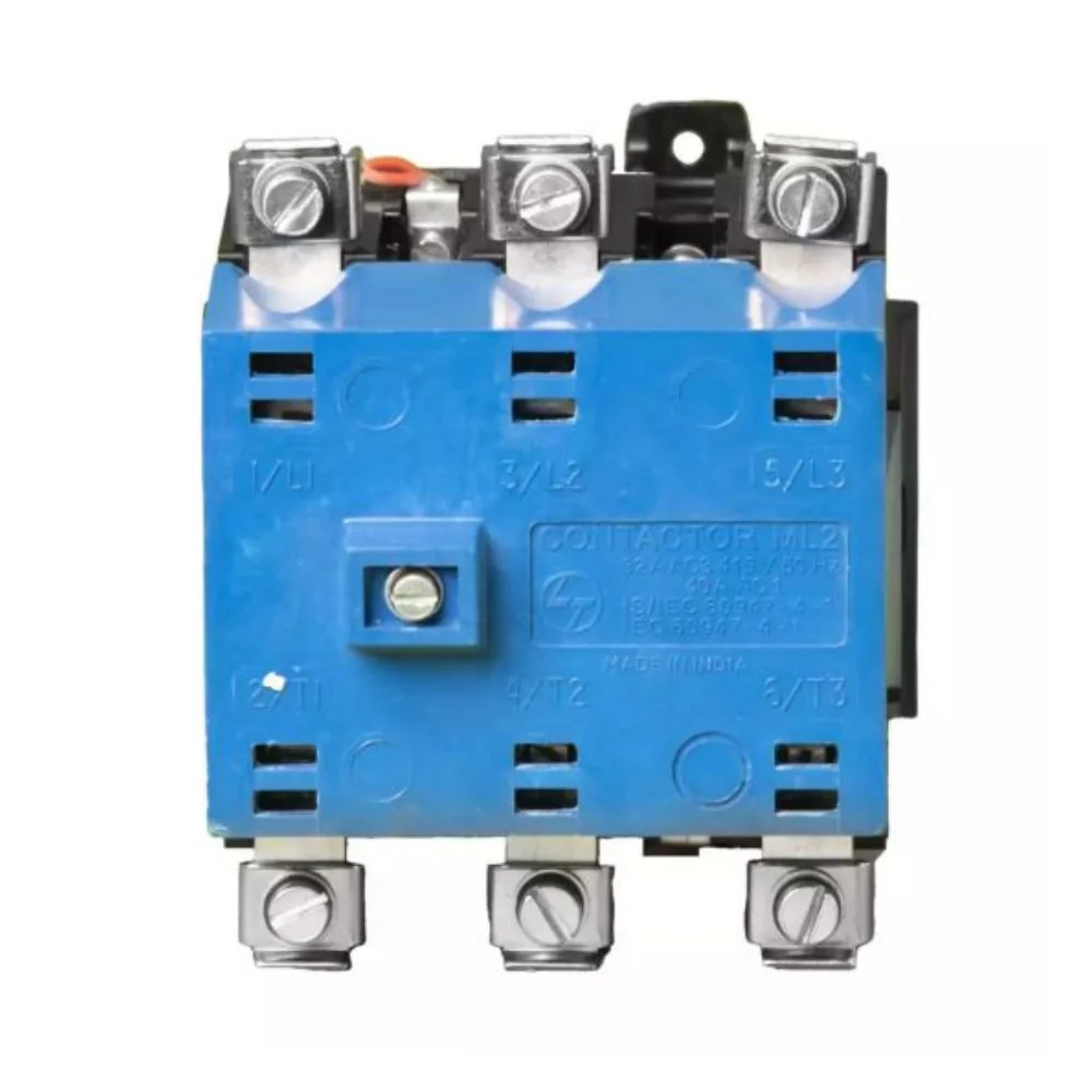 L&T Switchgear ML 2 Power Contactor 32 A 3 Pole 240 V AC 2 NO + 2 NC AC3 Duty SS90701BOOO