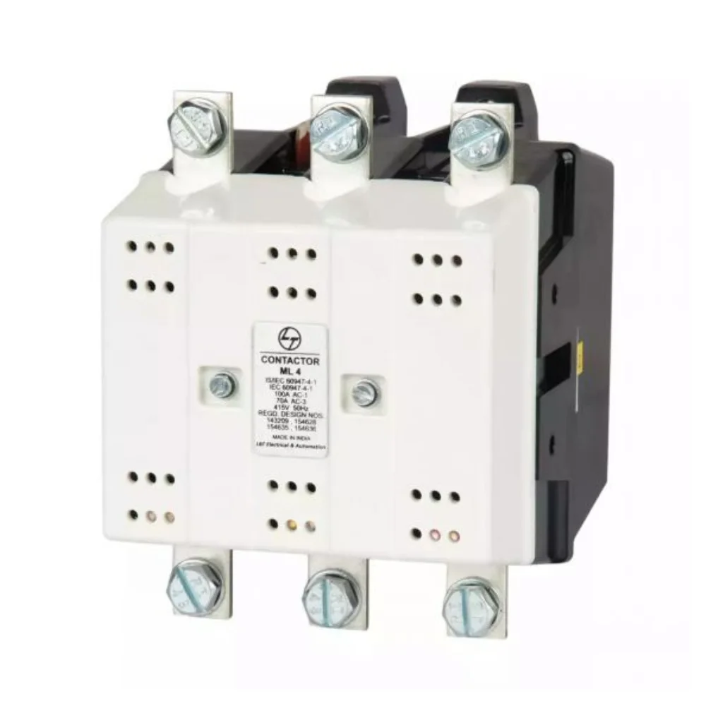 L&T Switchgear ML 4 Power Contactor 70 A 3 Pole 240 V AC 2 NO + 2 NC AC3 Duty SS90910BOOO