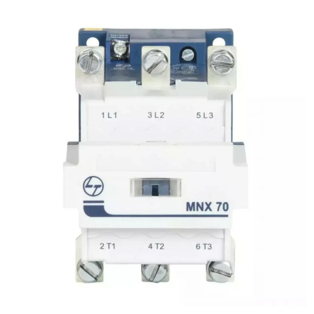 L&T Switchgear MNX 70 Power Contactor 70 A 3 Pole 240 V AC AC3 Duty CS97076BOOO