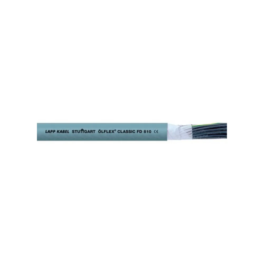 Lapp Olflex Classic FD 810 4 Sq.mm 4 Core Copper Flexible Cable Grey PVC FR (Flame Retardant) 26181