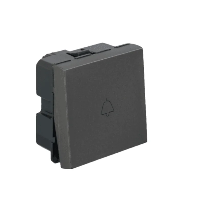 Legrand Arteor Magnesium SP Bell Push Switch 6 A 2 Module 1 Way 5736 59