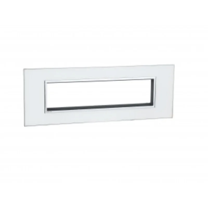 Legrand Arteor 8 Module Mirror White Cover Plate 575754