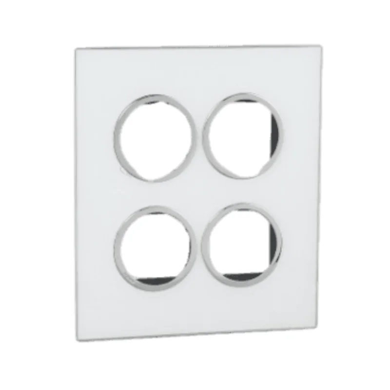 Legrand Arteor 8 Module Mirror White Cover Plate 575944