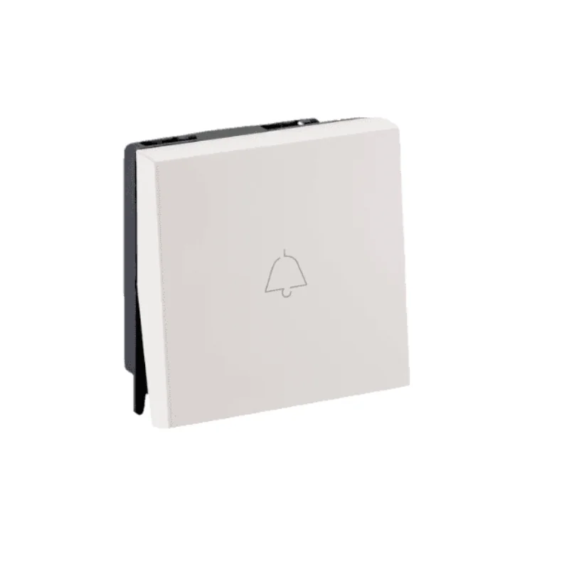 Legrand Myrius White Bell Push Switch 6 A 2 Module 6730 22