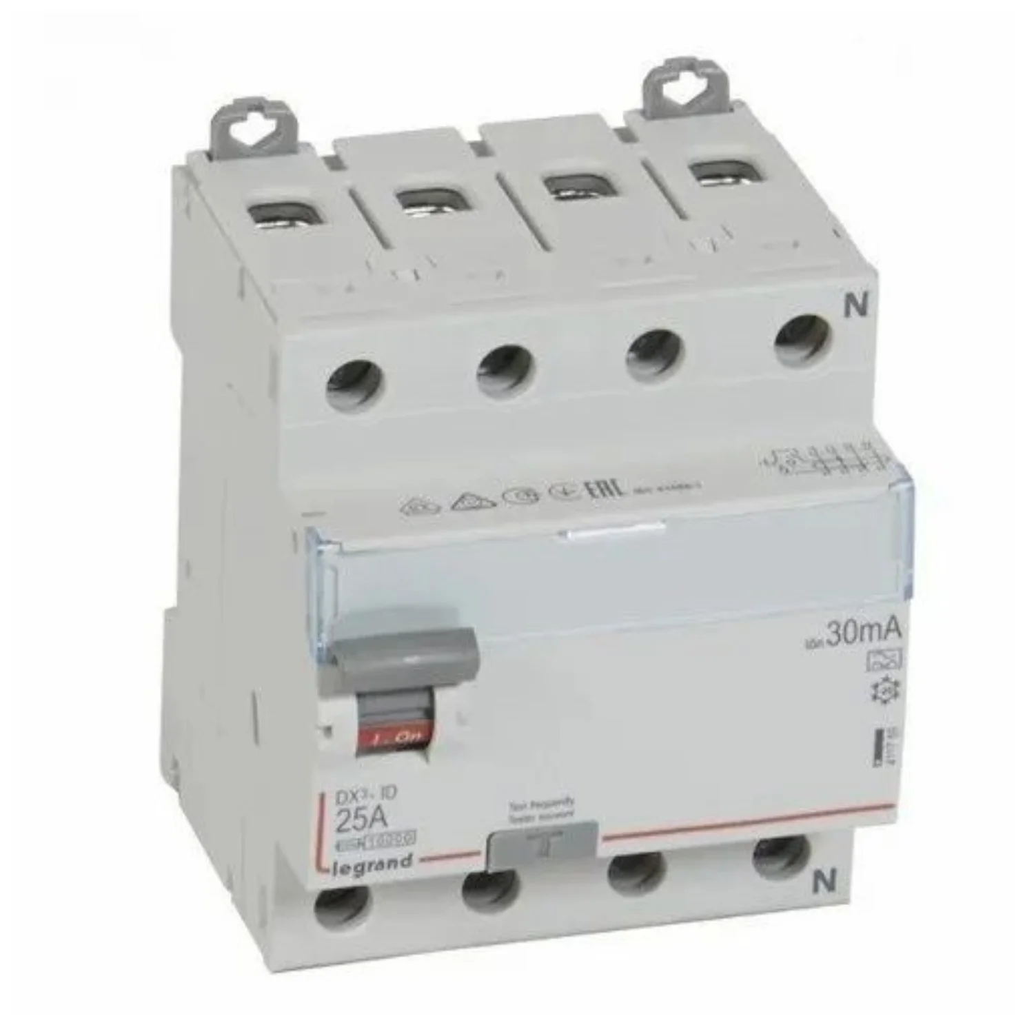 Legrand DX3 RCCB 63 A 4 Pole 30 mA 4118 78