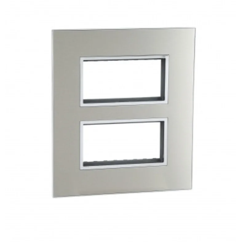 Legrand Arteor 8 Module Metal Stainless Steel Cover Plate 575766