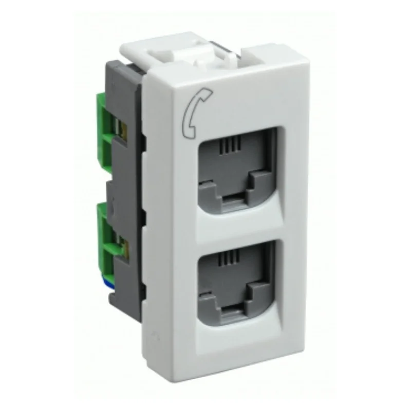 Legrand Myrius Double Telephone Socket 1 Module