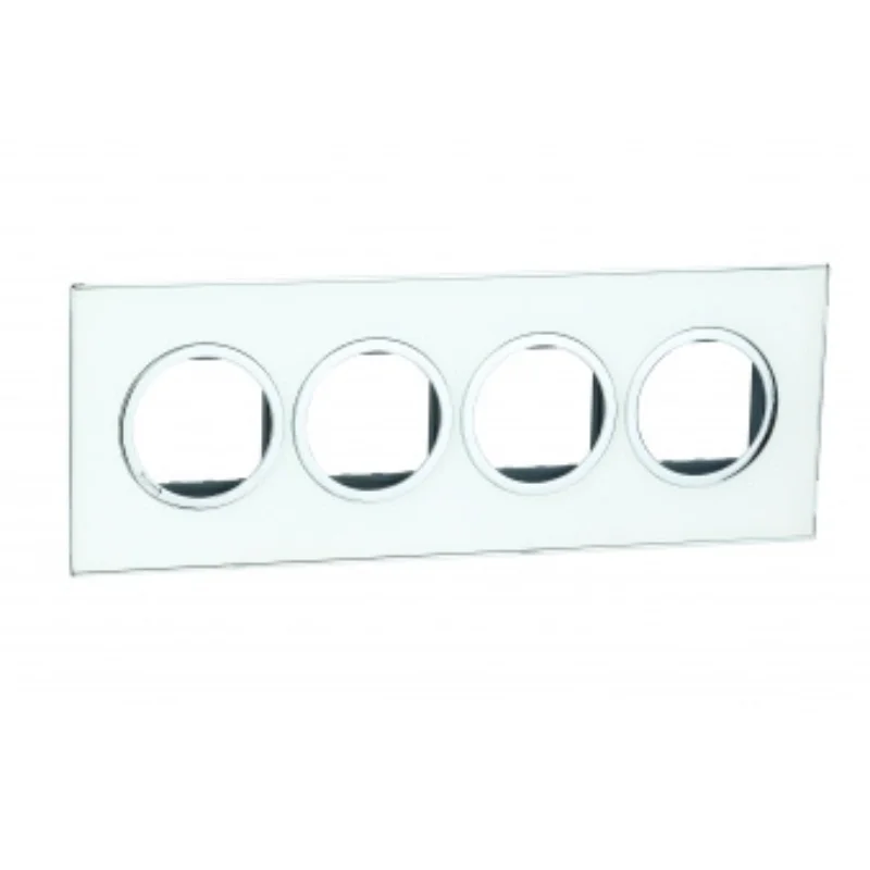 Legrand Arteor 8 Module Mirror White Cover Plate 576584
