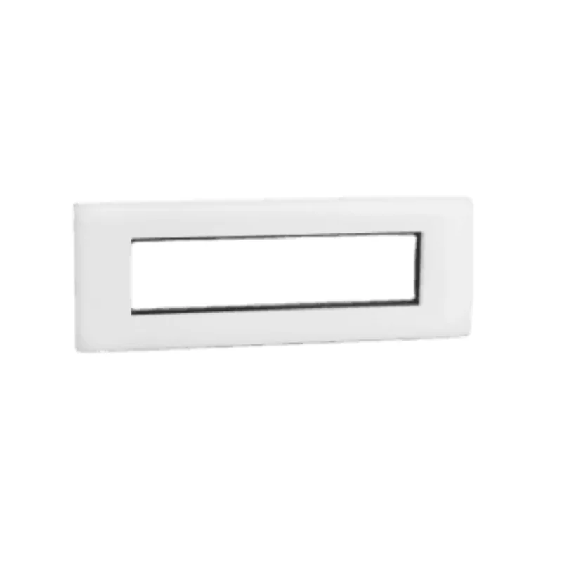 Legrand Myrius 8 Module Horizontal White PVC Cover Plate 673208