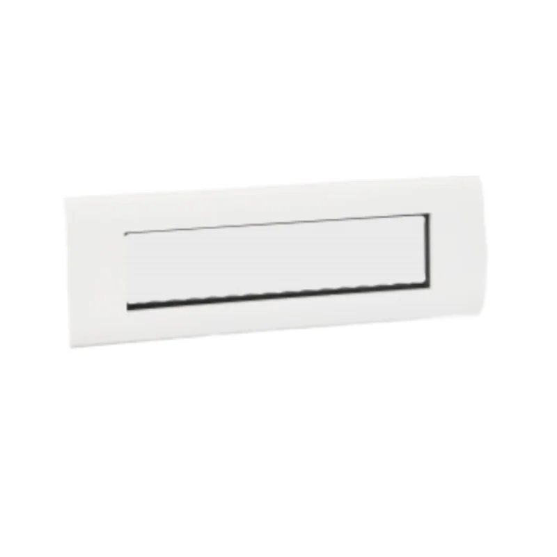 Legrand Myrius 8 Module Horizontal White PVC Cover Plate 673268