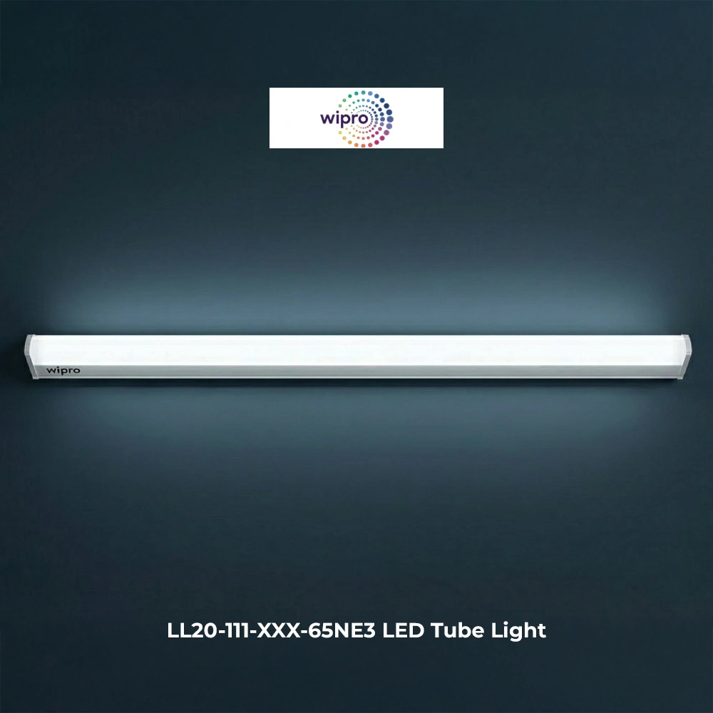 LL20-111-XXX-65NE3 Wipro Trim Neo LL20 LED Tube Light 10 W, 2 Ft, Cool White, Wall Mounted, Polycarbonate Body