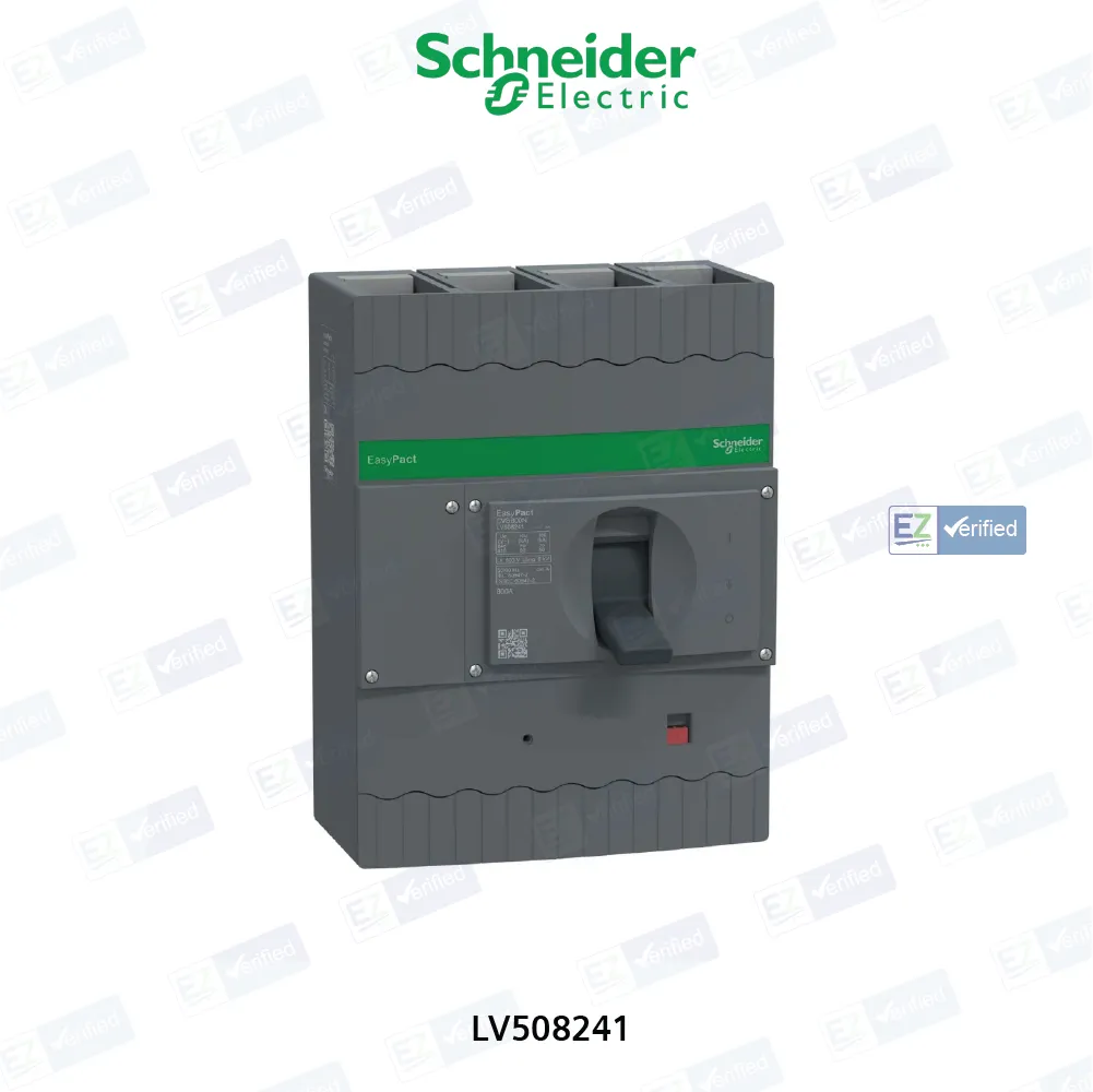 Schneider Electric EasyPact CVS LV508241 MCCB 800 Amp 4 Pole 50 kA Electronic / Microprocessor