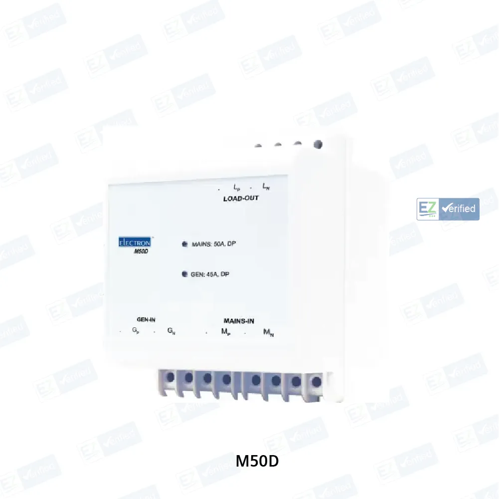 Electron Microcontroller Based ACCL EB : SP, 50A, DG : SP, 1-45 A, 2 Pole