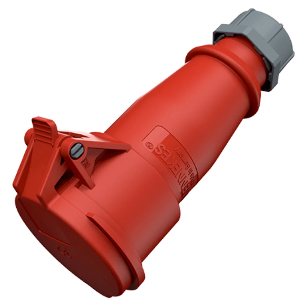 Mennekes CEE Connector 16 A 3 Pole+E IP 44 400 V 6H Screw Type 514