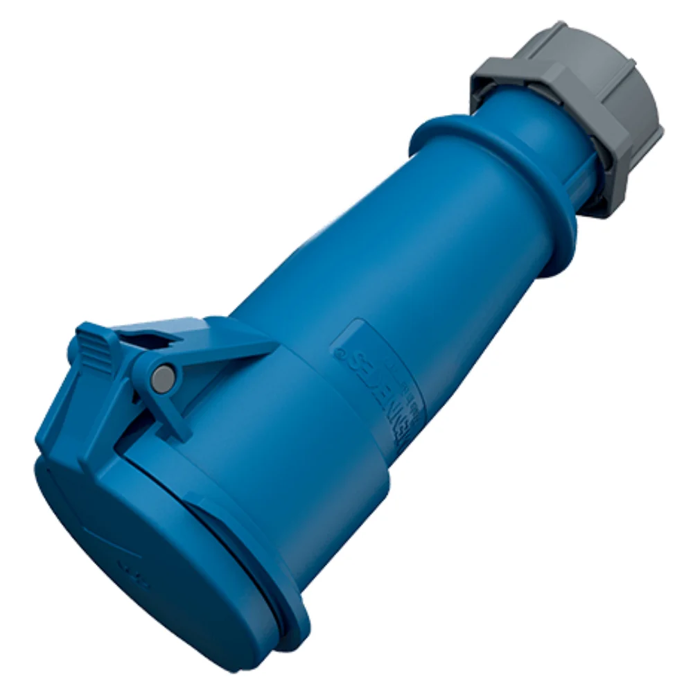 Mennekes CEE Connector 32 A 2 Pole+E IP 44 230 V 6H Screw Type 522