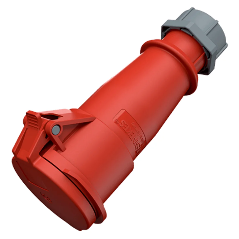 Mennekes CEE Connector 32 A 3 Pole+N+E IP 44 400 V 6H Screw Type 6