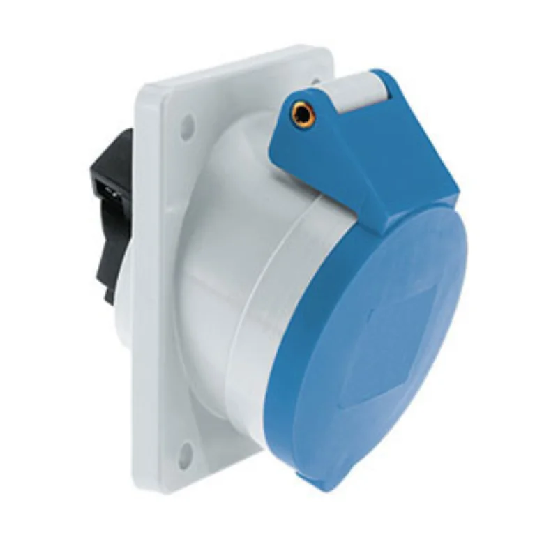 Neptune Bals Insulated Socket 32 A 2 Pole+E 230 V Panel Mounted Angled Type 12310