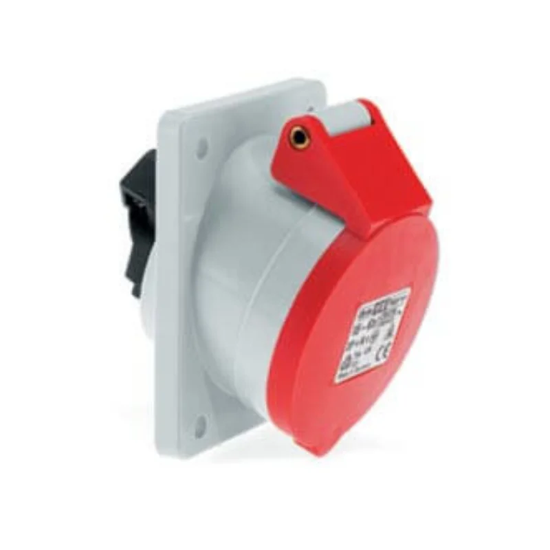 Neptune Bals Insulated Socket 32 A 3 Pole+E 415 V Panel Mounted Angled Type 1233