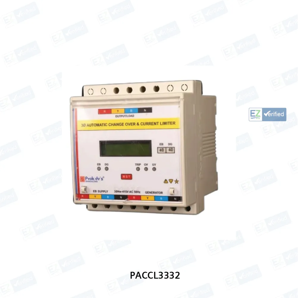 Prok dv s Microcontroller Based  Metal Enclosure EB : 3P 32 A DG : 3P 1-32 A ACCL PACCL3332