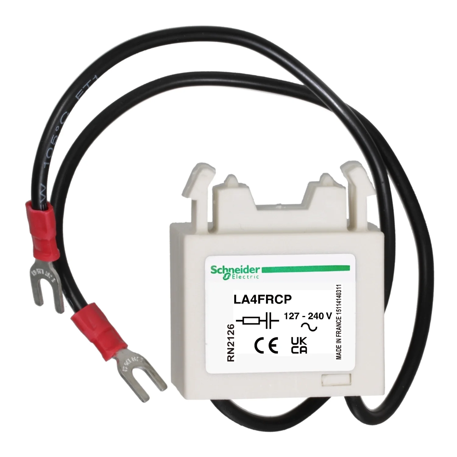 Schneider Electric TeSys Suppressor RC Circuit 127-240 V AC Suitable For TeSys F (All AC Rating) Contactor LA4FRCP