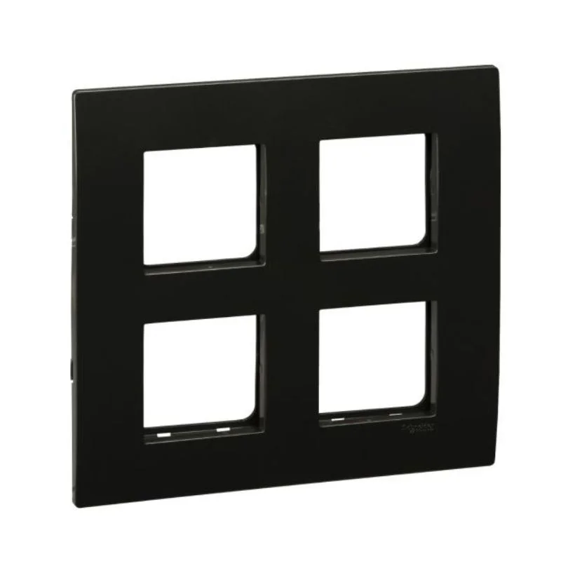 Schneider Electric Opale 8 Module Vertical Coke Grey Cover Plate AAKY0809