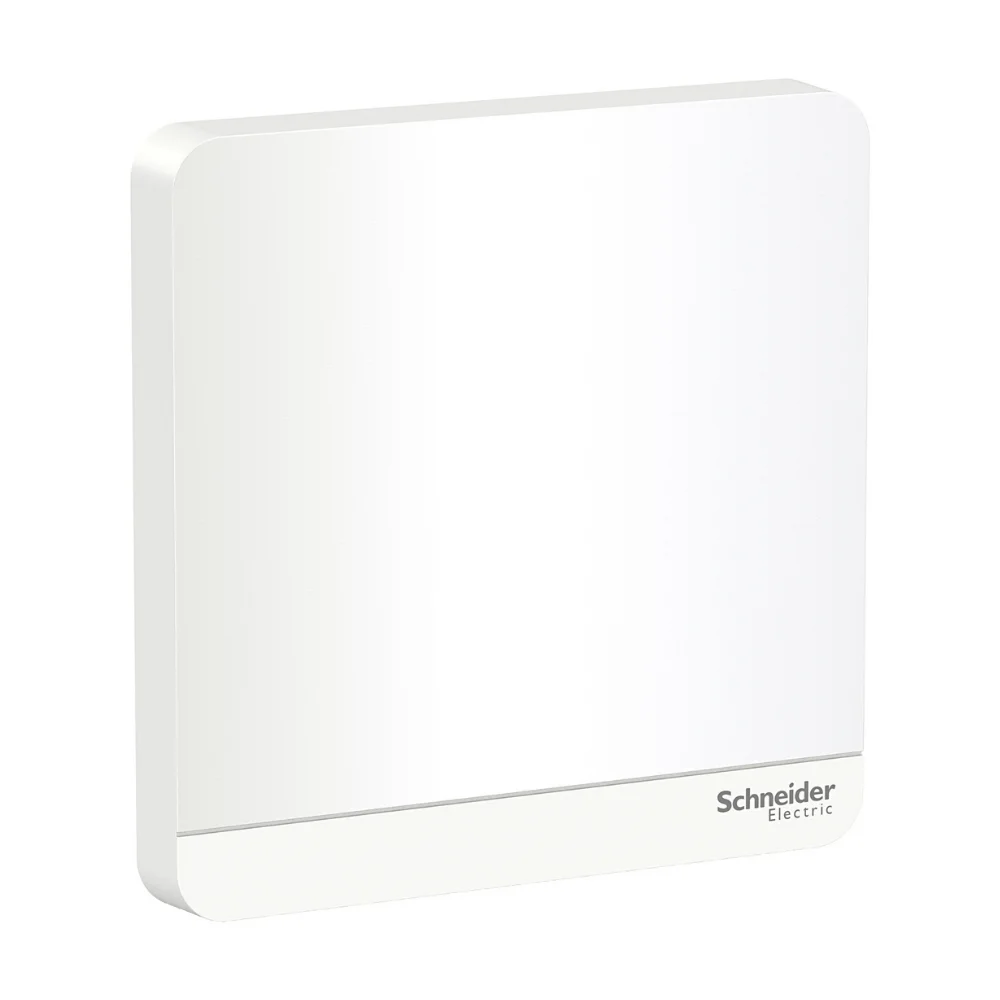 Schneider Electric AvatarOn White Blank Plate 1 Gang E8330XWE