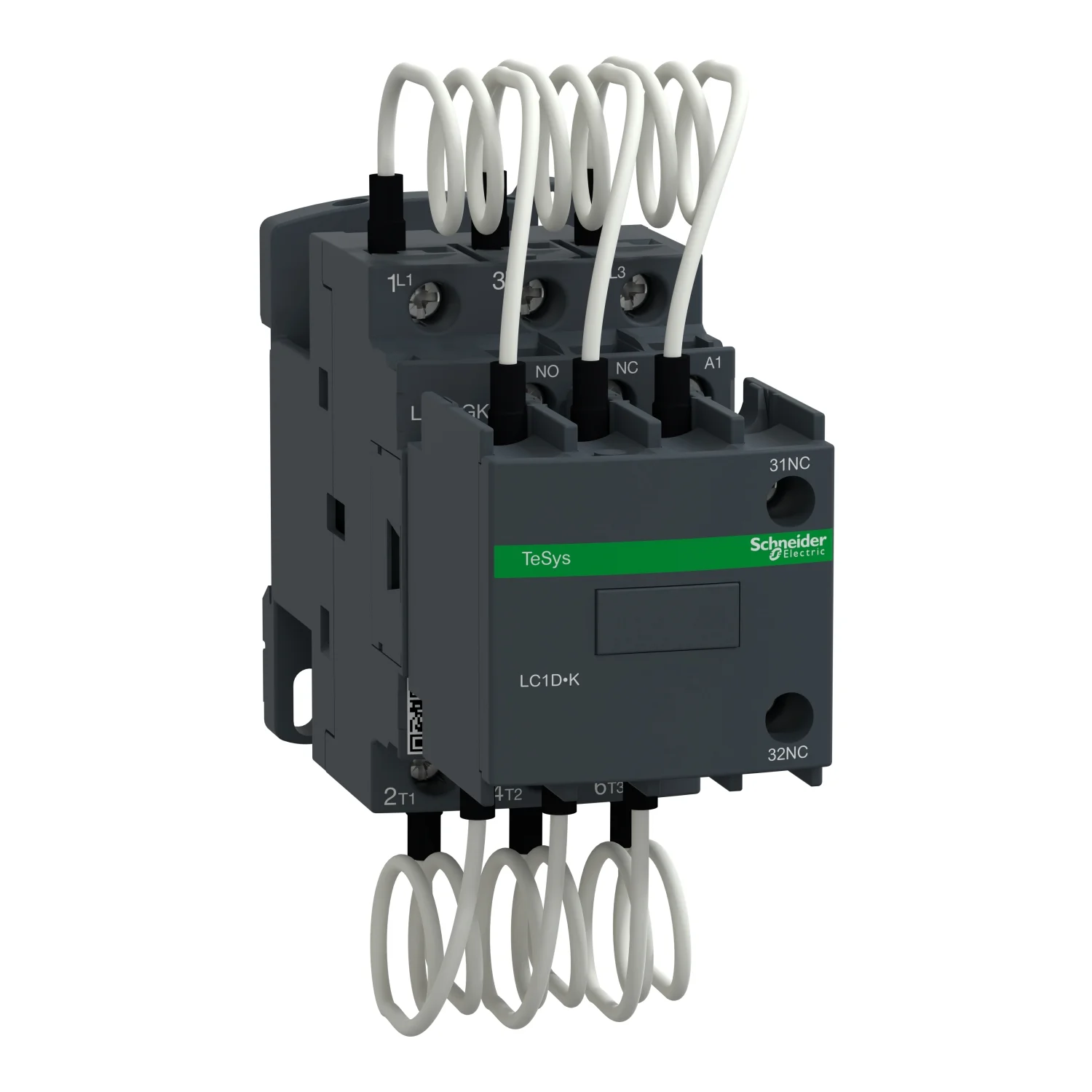 16.7kVAR 220VAC 1NO+2NC Cap Duty Contactor-Schneide LC1DGKM7