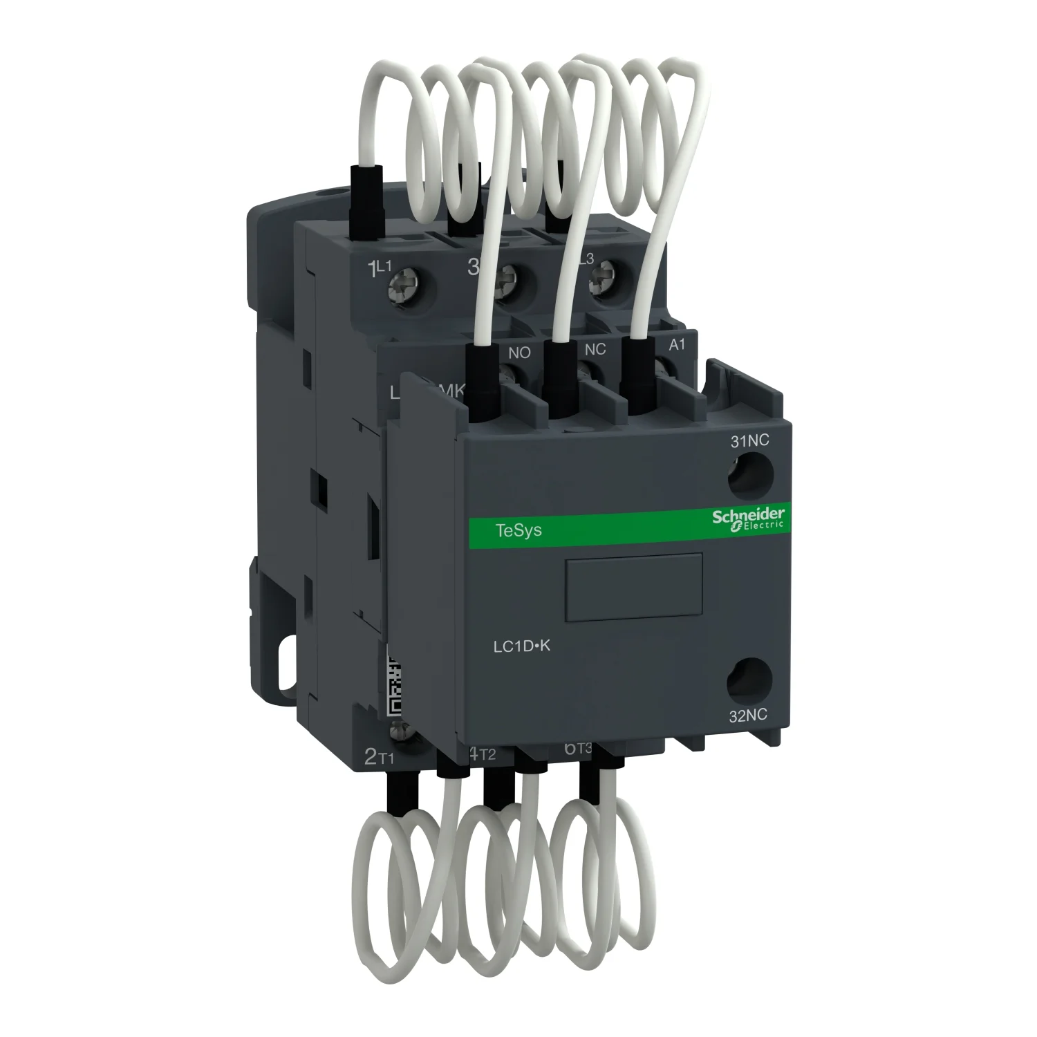 25kVAR 220VAC 1NO+2NC Cap Duty Contactor-Schneide LC1DMKM7