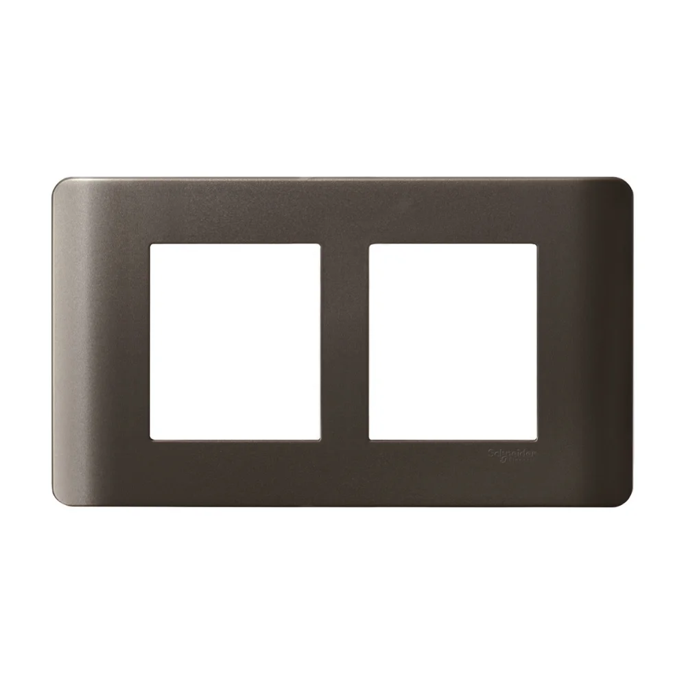 Schneider Electric ZENcelo 4 Module Dark Grey Cover Plate IN8404C(BZ)
