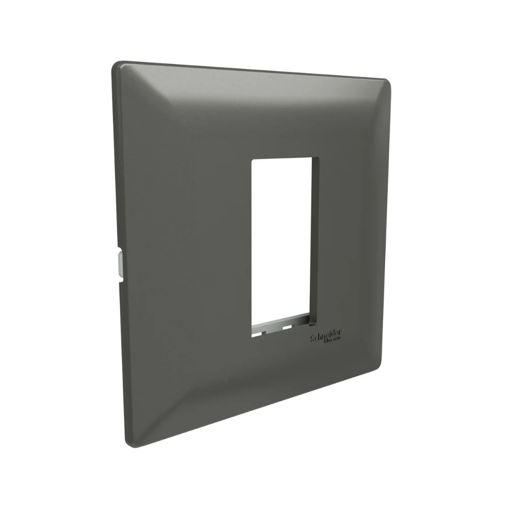 Schneider Electric Livia 1 Module Pebble Grey Cover Plate P0701PGN