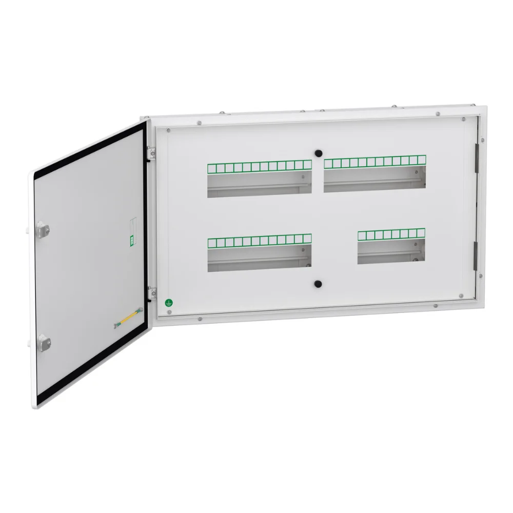 Schneider Electric Distribution Board 12 Way Double Door TPN 8 IC  36 OG Module MGNTPNDD12