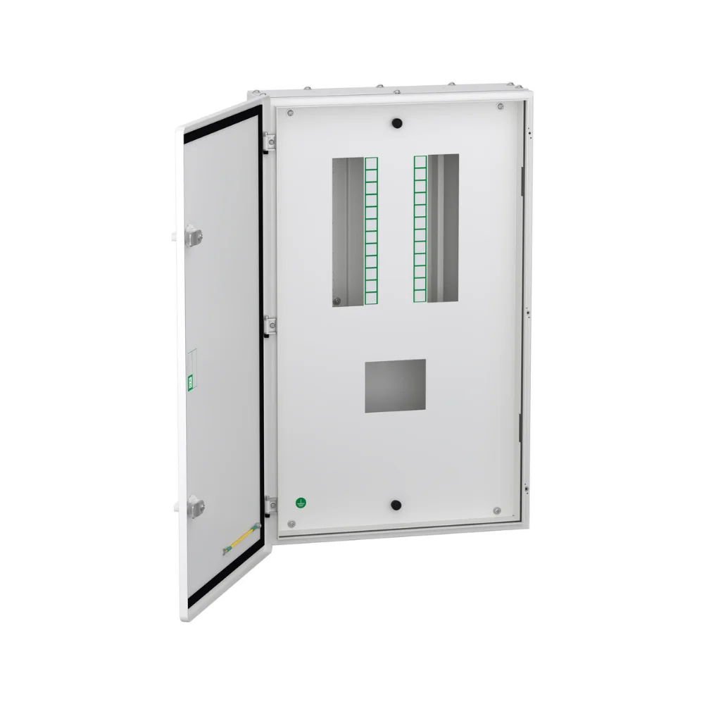 Schneider Electric Acti 9 Distribution Board 8 Way 100 A MCCB IC  24 OG Module VTPN Double Door - Metal IP 43 A9HVN08L