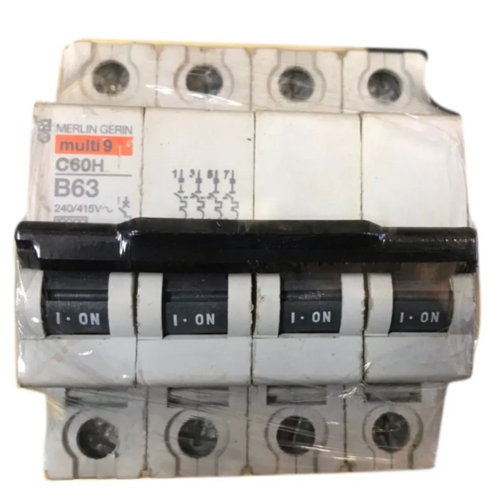 Schneider Electric Multi9 C60H MCB 10 A 4 Pole 10 kA CCurve C60H4P10AC