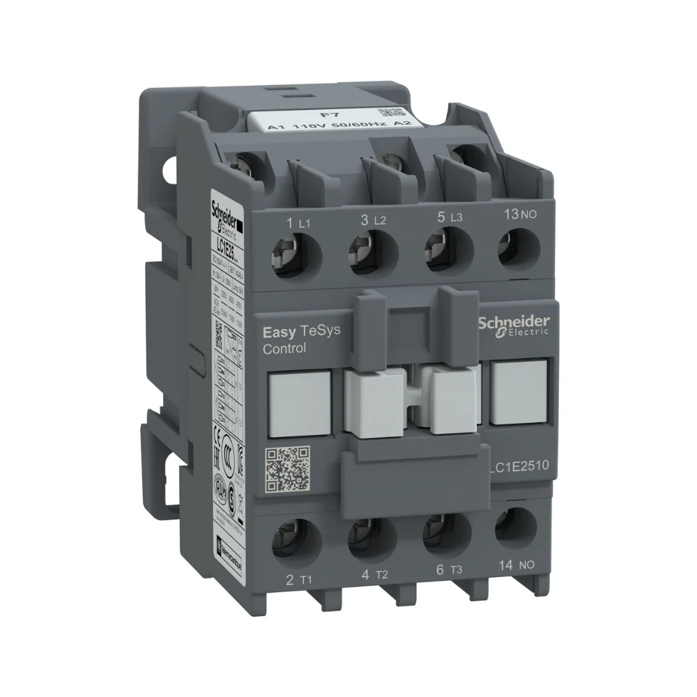 Schneider Electric 25A 3P 110VAC EasyPact TVS Contactor Schneider LC1E2510F7