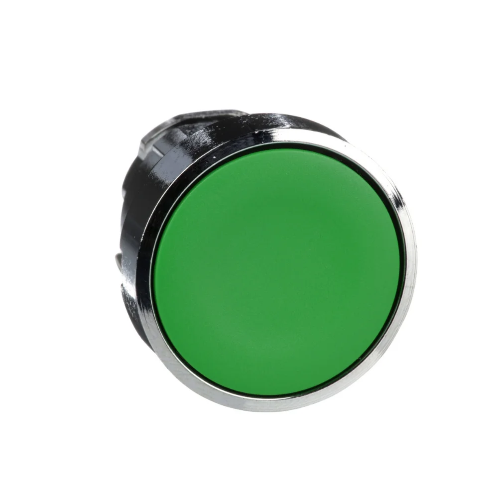Schneider Electric Harmony ZB4 Push Button Head 22 mm, Metal, Flush ...