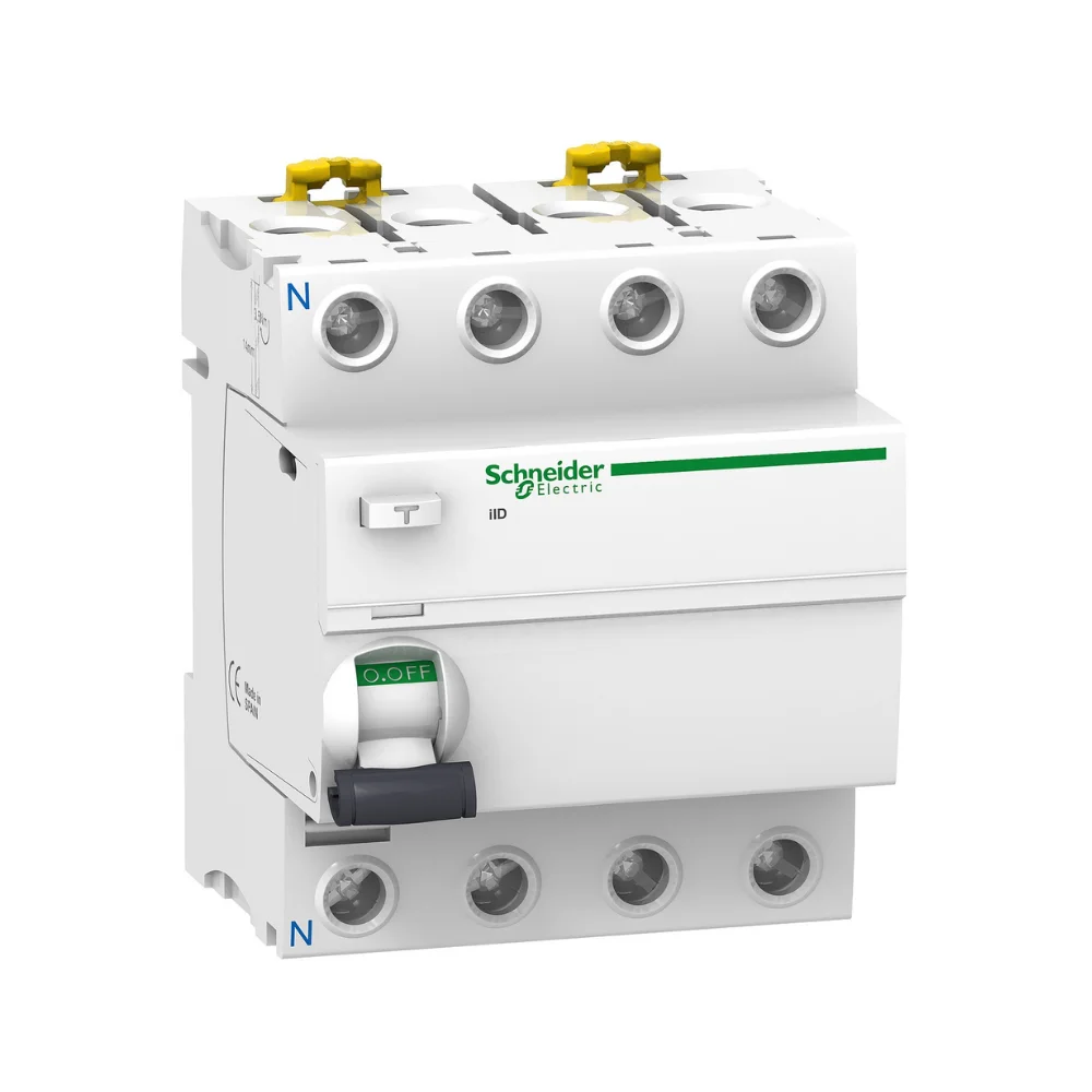Schneider Electric Acti 9 iID RCCB 100 A 4 Pole 300 mA Type AC A9R14491
